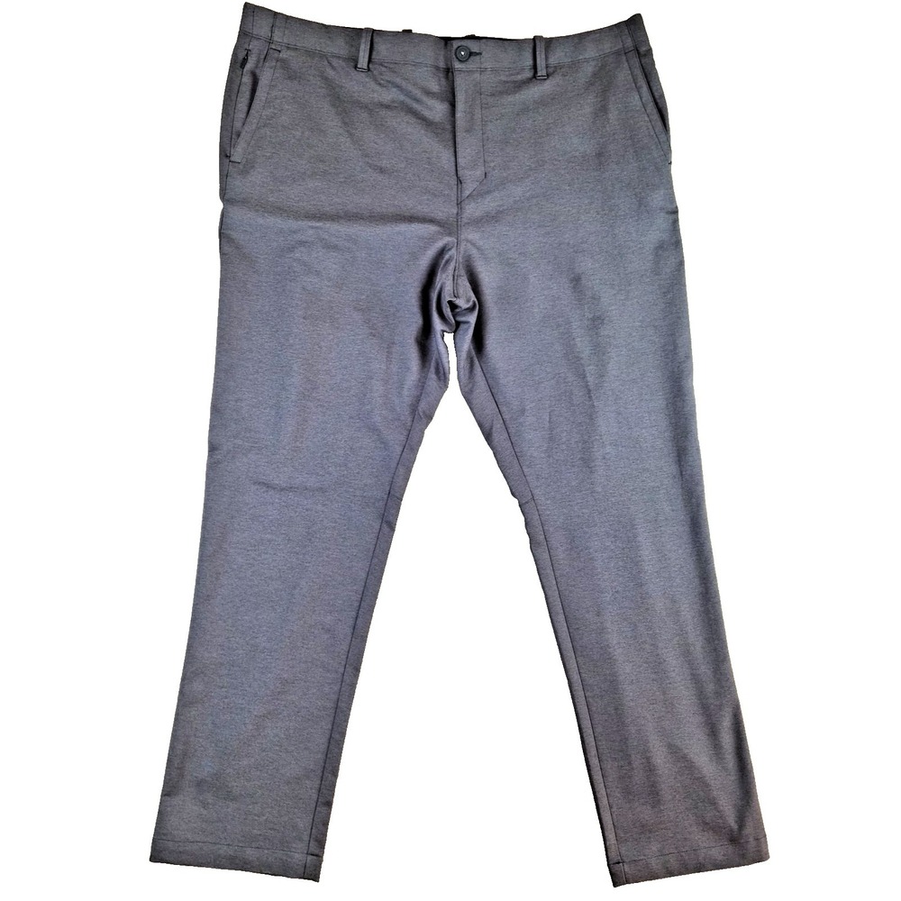 Tommy Bahama Mens 42x32 Navy Blue Golf On Par Flat Front Pants Performance